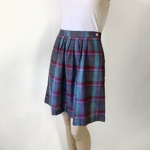 Vintage Plaid Skirt